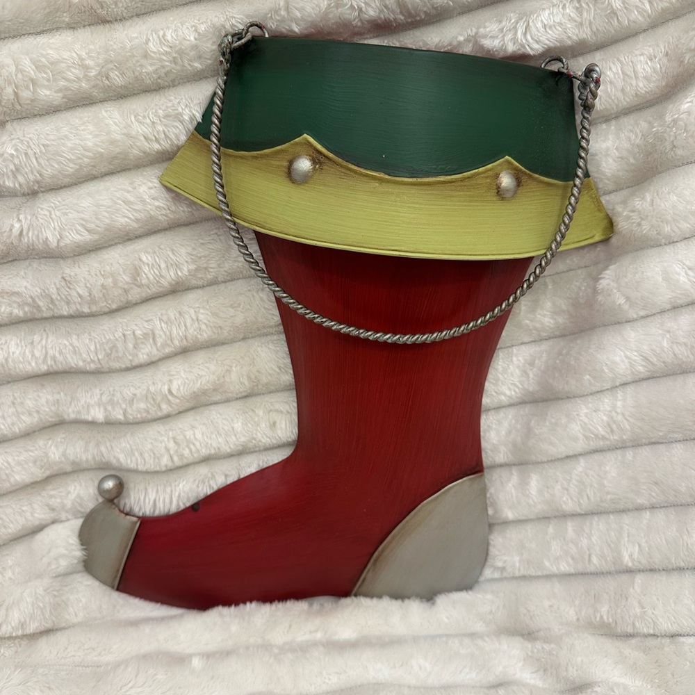 Southern Living At Home Metal Christmas Stocking Hanger Decoration